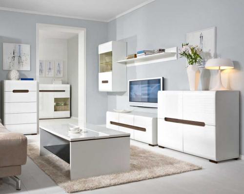 Комната с белой мебелью. Оттенки белого и особенности фактур