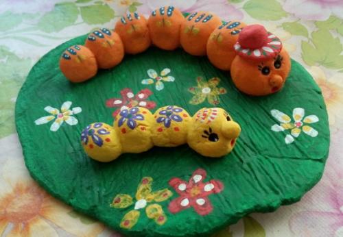 Легкие поделки для детей. Поделки из соленого теста для дошкольников