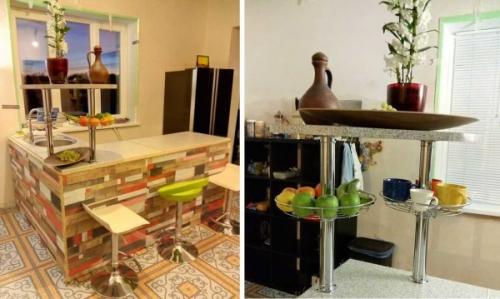 Барная стойка на кухню своими руками. Фотоотчет №3: Барная стойка с мойкой