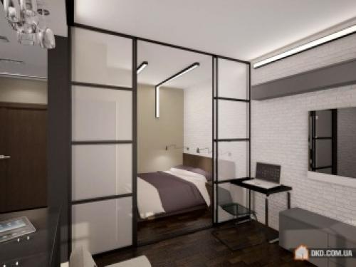 Ремонта 1 комнатных квартир. Функциональное зонирование в ремонте 1 комнатной квартиры 21