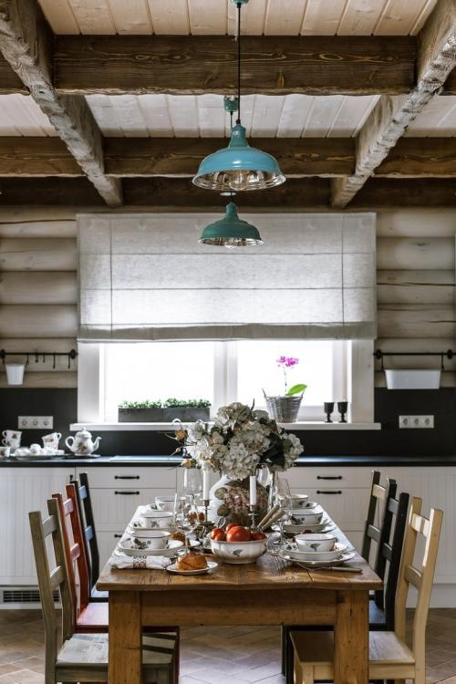 Кухня для дачи - очень уютно и со вкусом! 06