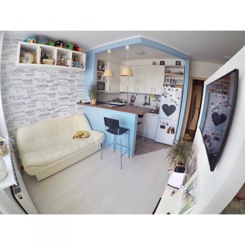 Идеи для однокомнатной квартиры с двумя детьми. Дизайн квартиры-студии для семьи с ребёнком