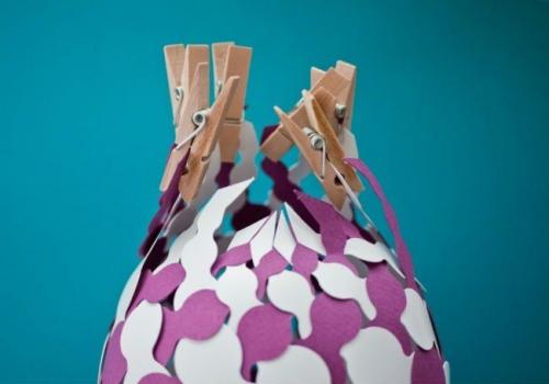 Новогодние украшения своими руками из бумаги. Новогодние шары из бумаги-2019: основная работа