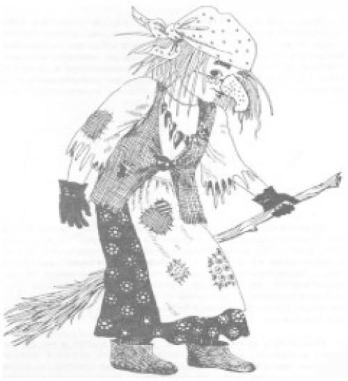 Как сделать метлу для Бабы-Яги. Создаем костюм Бабы-Яги