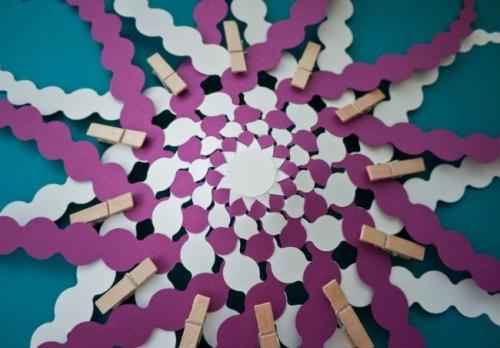 Новогодние украшения своими руками из бумаги. Новогодние шары из бумаги-2019: основная работа