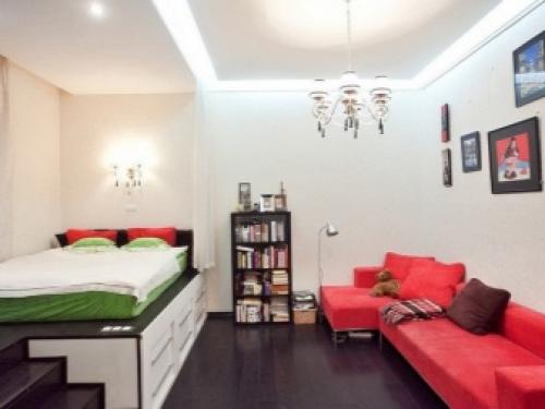 Ремонта 1 комнатных квартир. Функциональное зонирование в ремонте 1 комнатной квартиры 23