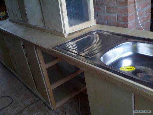 Столешница из фанеры своими руками. Собираем кухню из фанеры своими руками (18 фото и чертежи)