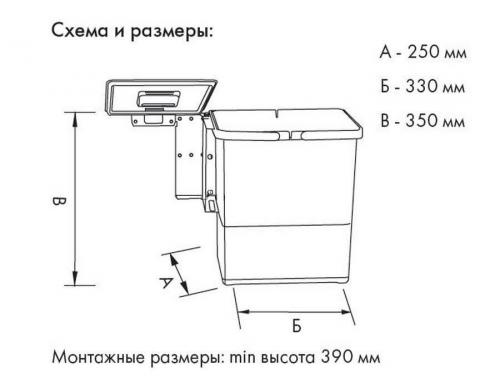 Как сделать выдвижное мусорное ведро. Какой может быть емкость для отходов