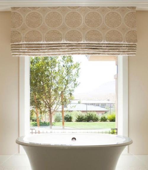 Римские шторы в интерьере 01