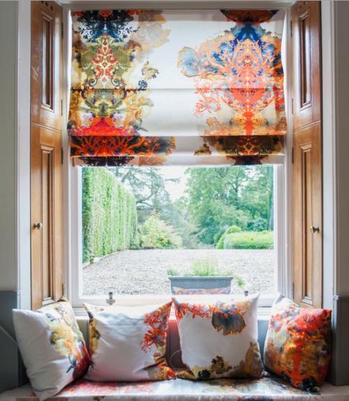 Римские шторы в интерьере 03