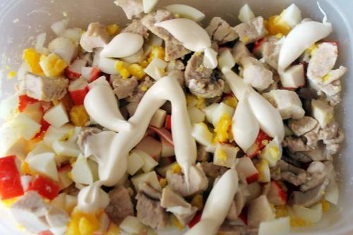 Салат из молочных продуктов. НЕЖНЫЙ САЛАТ ИЗ МОЛОК