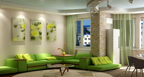 Освещение в зонированной комнате. Зонирование помещения с помощью освещения