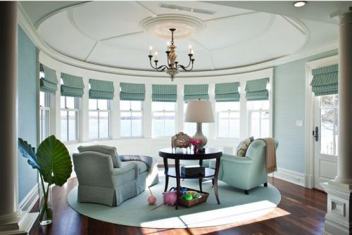 Римские шторы в интерьере 17