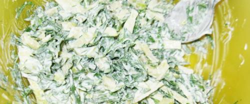 Рецепт из кисломолочных продуктов. Ингредиенты: 02