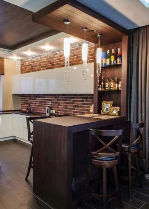 Как сделать барную стойку на кухне своими руками. Самостоятельное создание барной стойки в стиле лофт 25