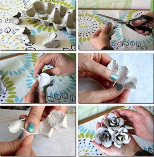 Что можно сделать из яичных лотков своими руками. Предметы декора