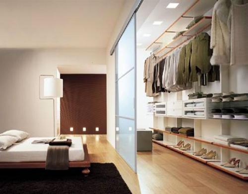 Шкаф гардеробная в спальне. Оформление гардеробной в спальне, советы специалистов
