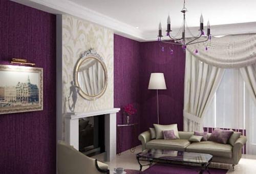 Фиолетово бежевый интерьер. СЕРО-ФИОЛЕТОВАЯ ГОСТИНАЯ: ОСНОВЫ ПРОЕКТИРОВАНИЯ