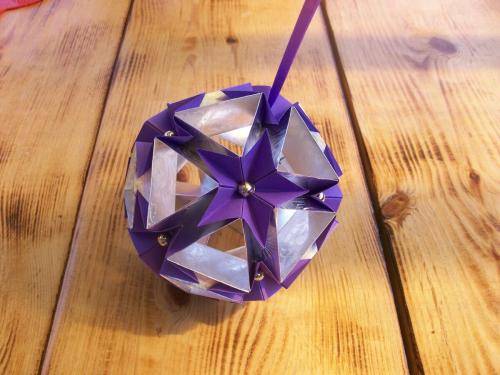 Новогодние Шары Из Своими Руками Из Бумаги. Новогодние Шары Из Бумаги Без Основы - Мастер-классы