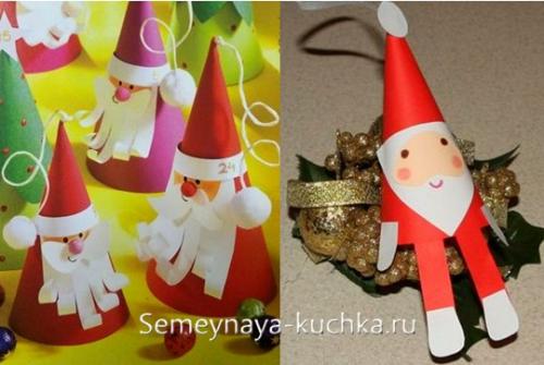 Большие новогодние поделки своими руками. Новогодние поделки из КОНУСОВ.