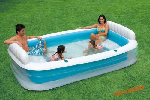 Оформление бассейна на даче. Виды дачного бассейна