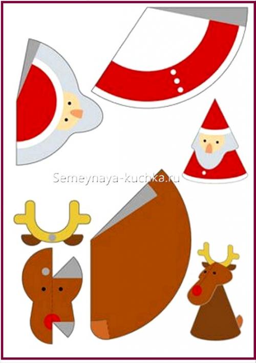 Большие новогодние поделки своими руками. Новогодние поделки из КОНУСОВ.