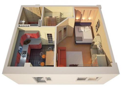 Как сделать из 1 комнаты сделат.  Как из 1 комнатной квартиры сделать 2 комнатную