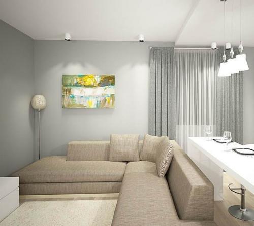 Серо-бежевый цвет в интерьере. СЕРО-БЕЖЕВАЯ ГОСТИНАЯ: ОСНОВЫ ПРОЕКТИРОВАНИЯ