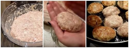 Что добавить в куриный фарш, чтобы котлеты сочными были. Вкусные и сочные котлеты из куриного фарша на сковороде