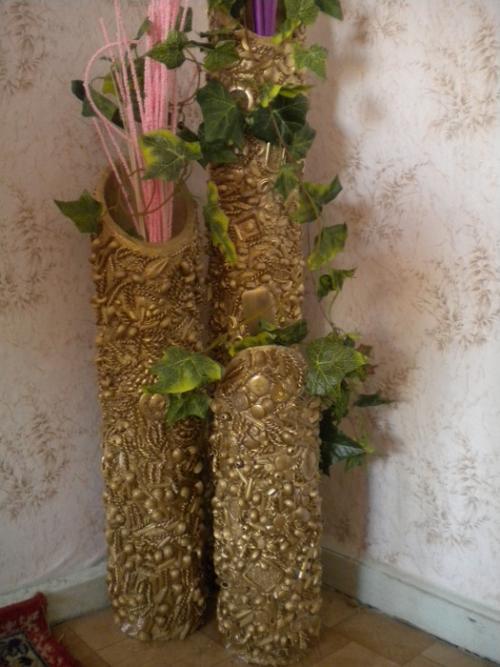 Как из картона сделать напольную вазу своими руками. Ваза из картона своими руками (часть 1) 12