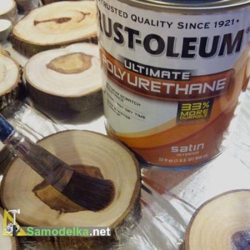 Панно из спилов дерева своими руками