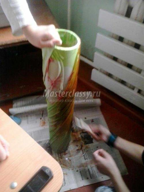 Как из картона сделать напольную вазу своими руками. Ваза из картона своими руками (часть 1) 04