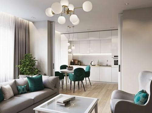 Гостиная при входе. 5 фатальных ошибок при объединении кухни с гостиной