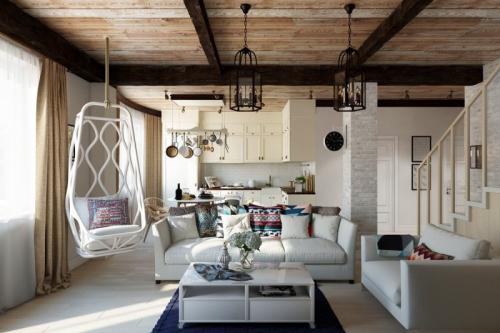 Как обставить гостиную в частном доме. Выбираем цветовую гамму