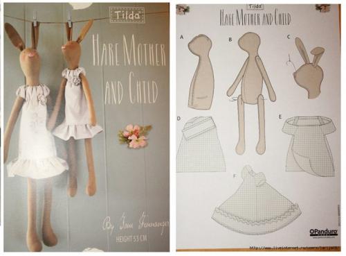 Текстильные зайцы. Заяц и кролик тильда — выкройки, МК, идеи для вдохновения