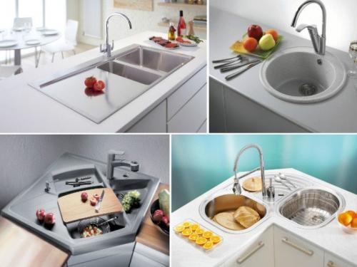 Какие бывают мойки для кухни. Самые популярные кухонные мойки: виды, преимущества и недостатки