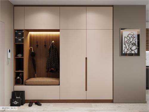 Интерьер апартаментов 78 кв. м 10