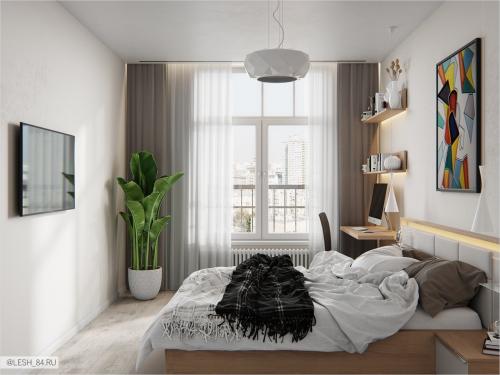 Интерьер апартаментов 78 кв. м 13