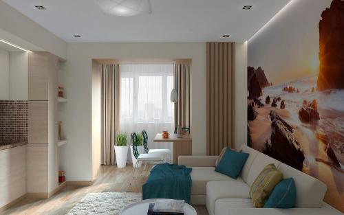 Интерьер маленькой однокомнатной квартиры. Советы по выбору дизайна однокомнатной квартиры