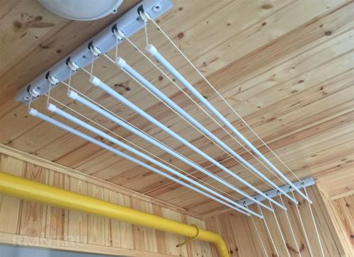 Где сушить белье в квартире красиво? [5 нестандартных решений]