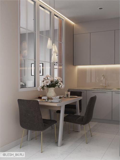 Гармоничный интерьер в ЖК Жемчужный фрегат 03