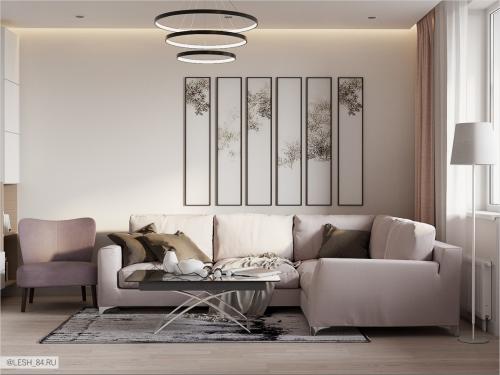 Гармоничный интерьер в ЖК Жемчужный фрегат 06