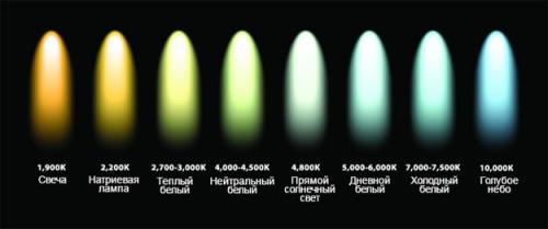 Как определить теплый или холодный свет лампы. Новые правила выбора лампочки в квартиру: люмены и кельвины