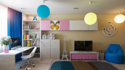 Расположение розеток в детской комнате. О чем стоит помнить при планировании освещения?
