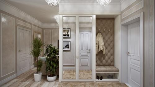 Шкаф в узкой нише. Особенности и преимущества