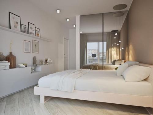Комната в белых тонах. Белая спальня: достоинства и особенности 14