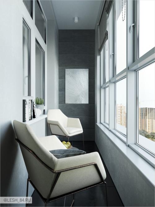 Монохромный интерьер 13