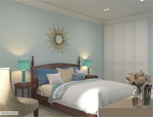 Интерьер в стиле Хэмптон 01