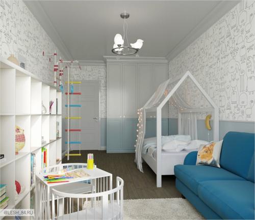 Интерьер в стиле Хэмптон 06