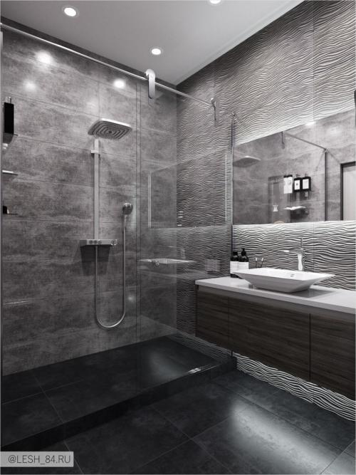 Монохромный интерьер 07